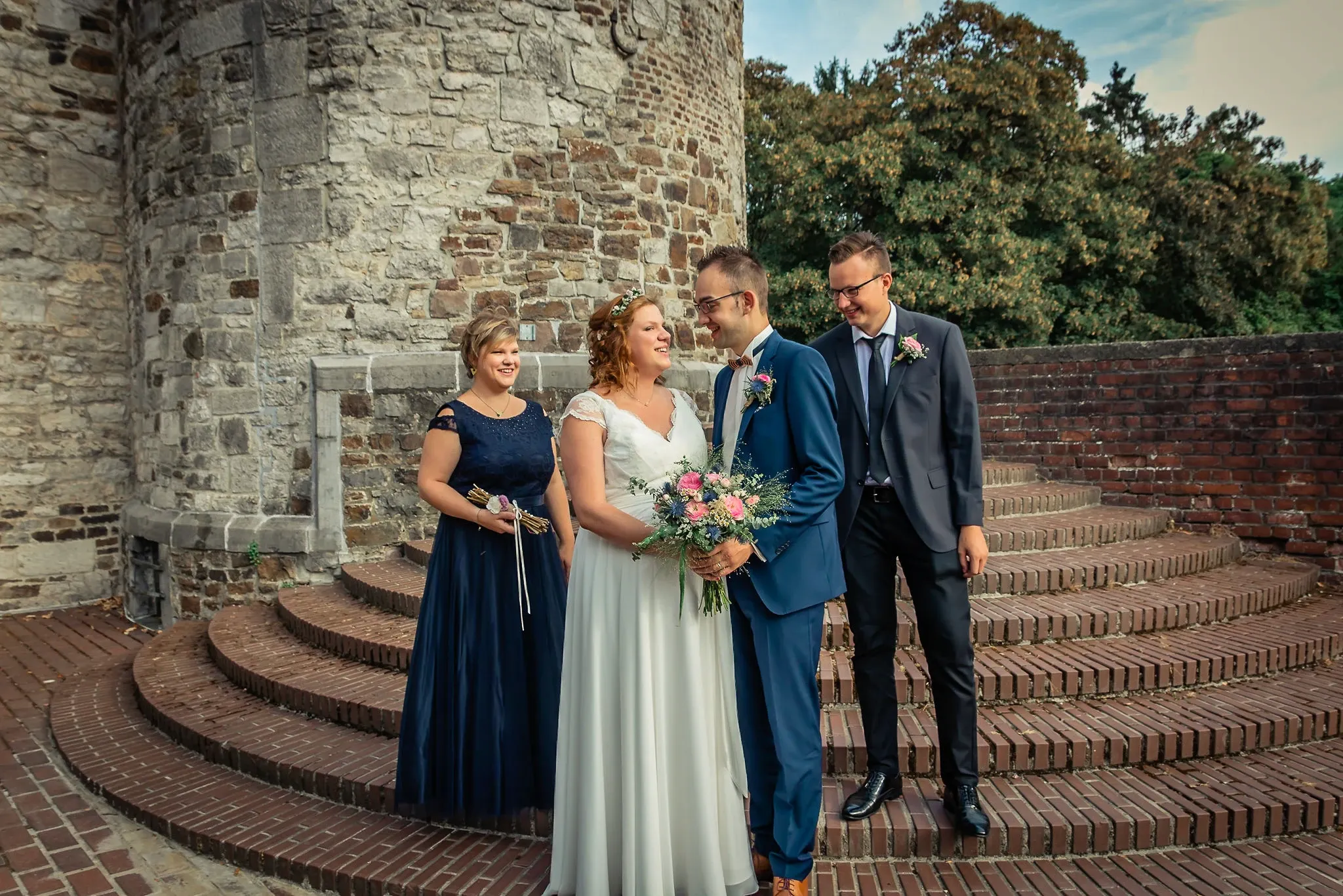 Photographie du mariage de Sébastien et Virginie au Domaine de Colonster.