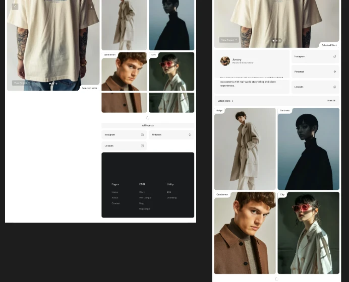 Maquette Framer Photographe - Shooting Planner - Wedding Storytelling Belgium