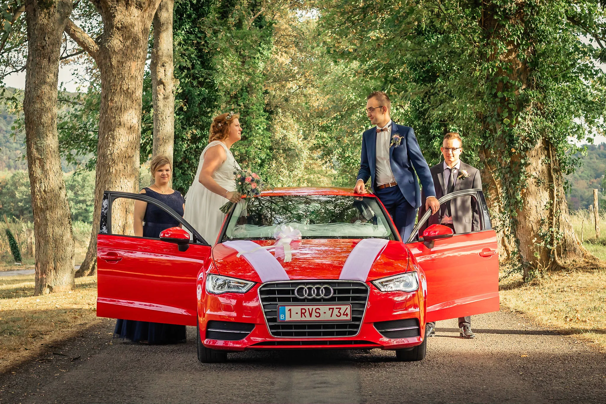 Photographie du mariage de Sébastien et Virginie au Domaine de Colonster.