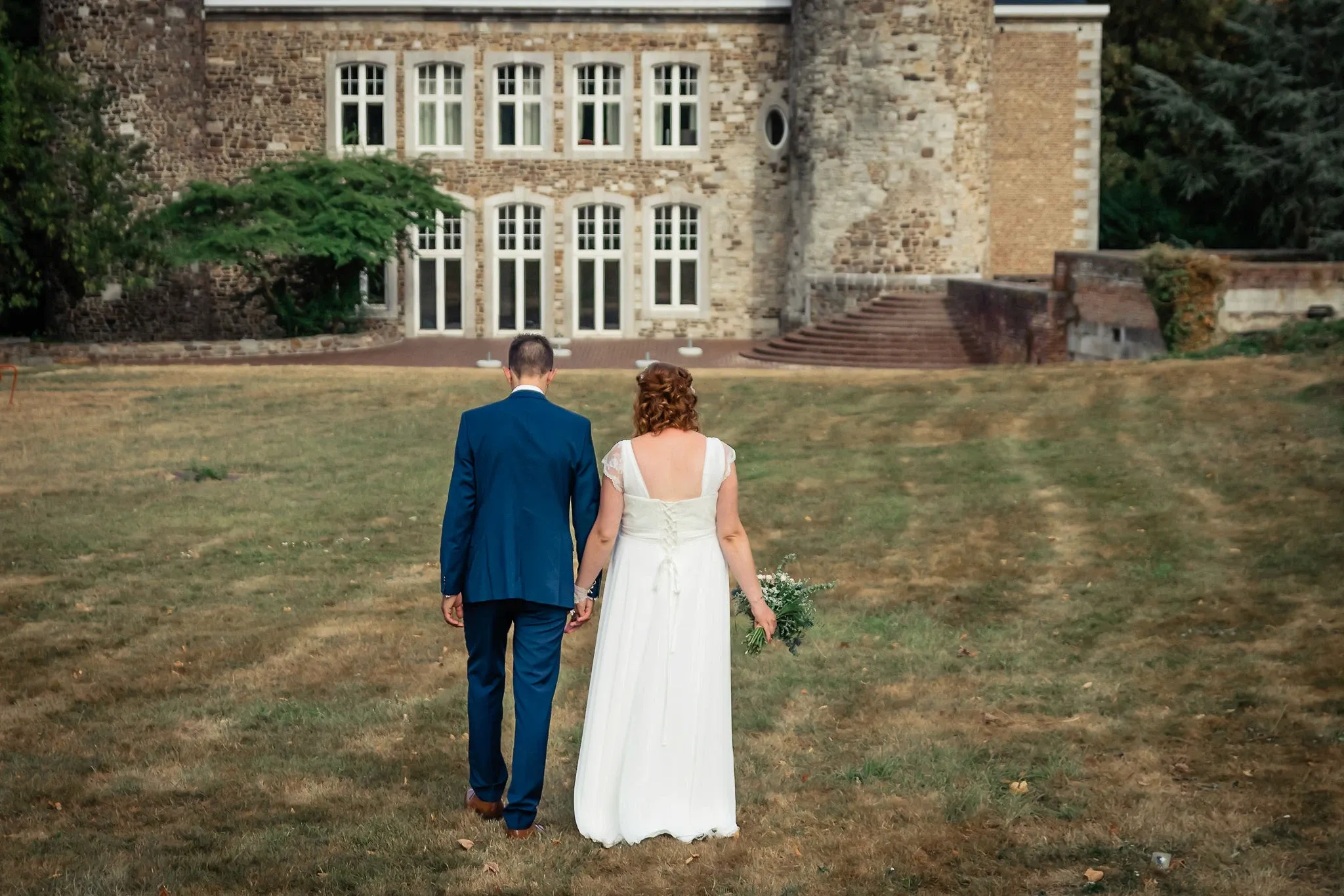 Photographie du mariage de Sébastien et Virginie au Domaine de Colonster.
