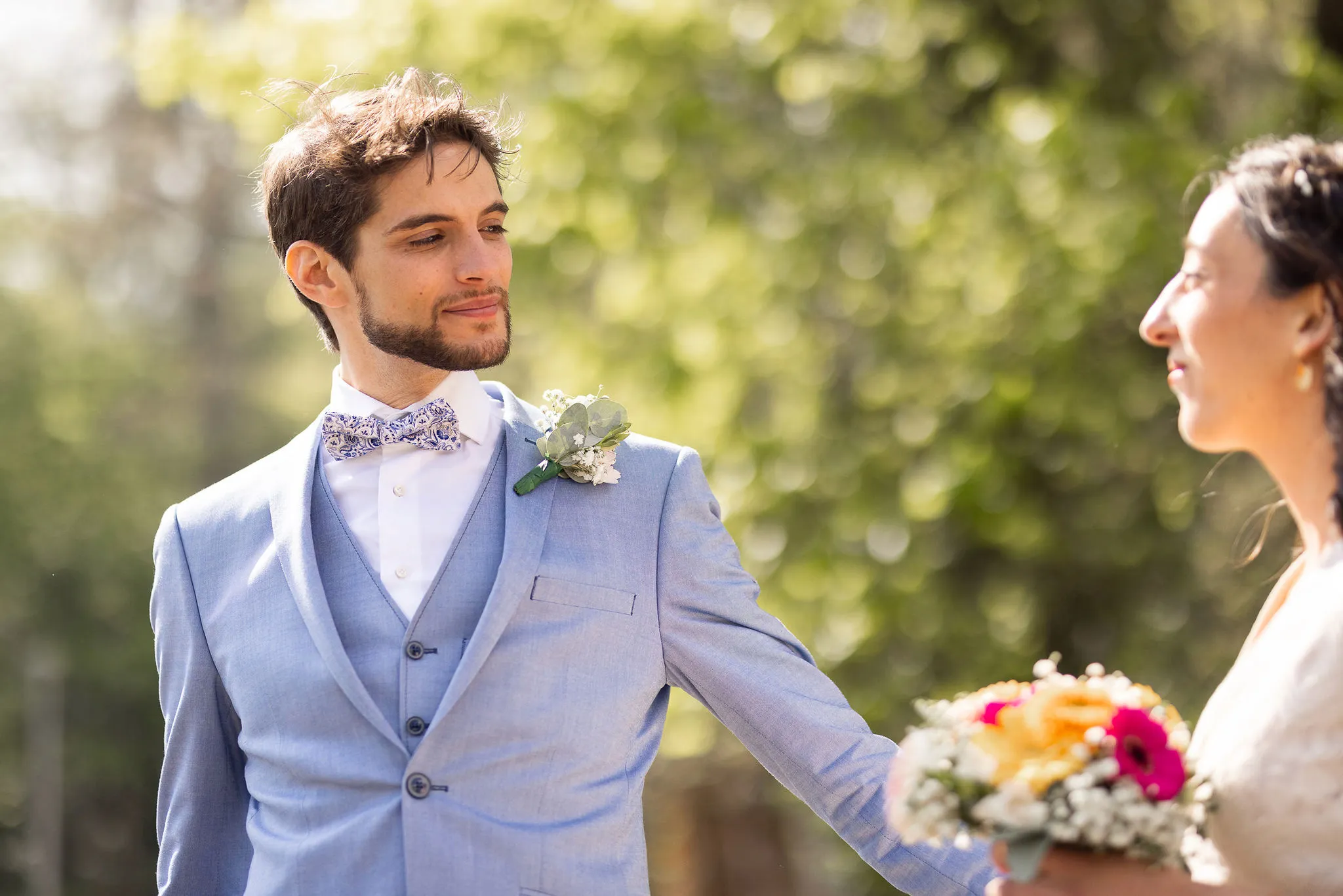 Photographie du mariage de Salomée et Julien à Namur.