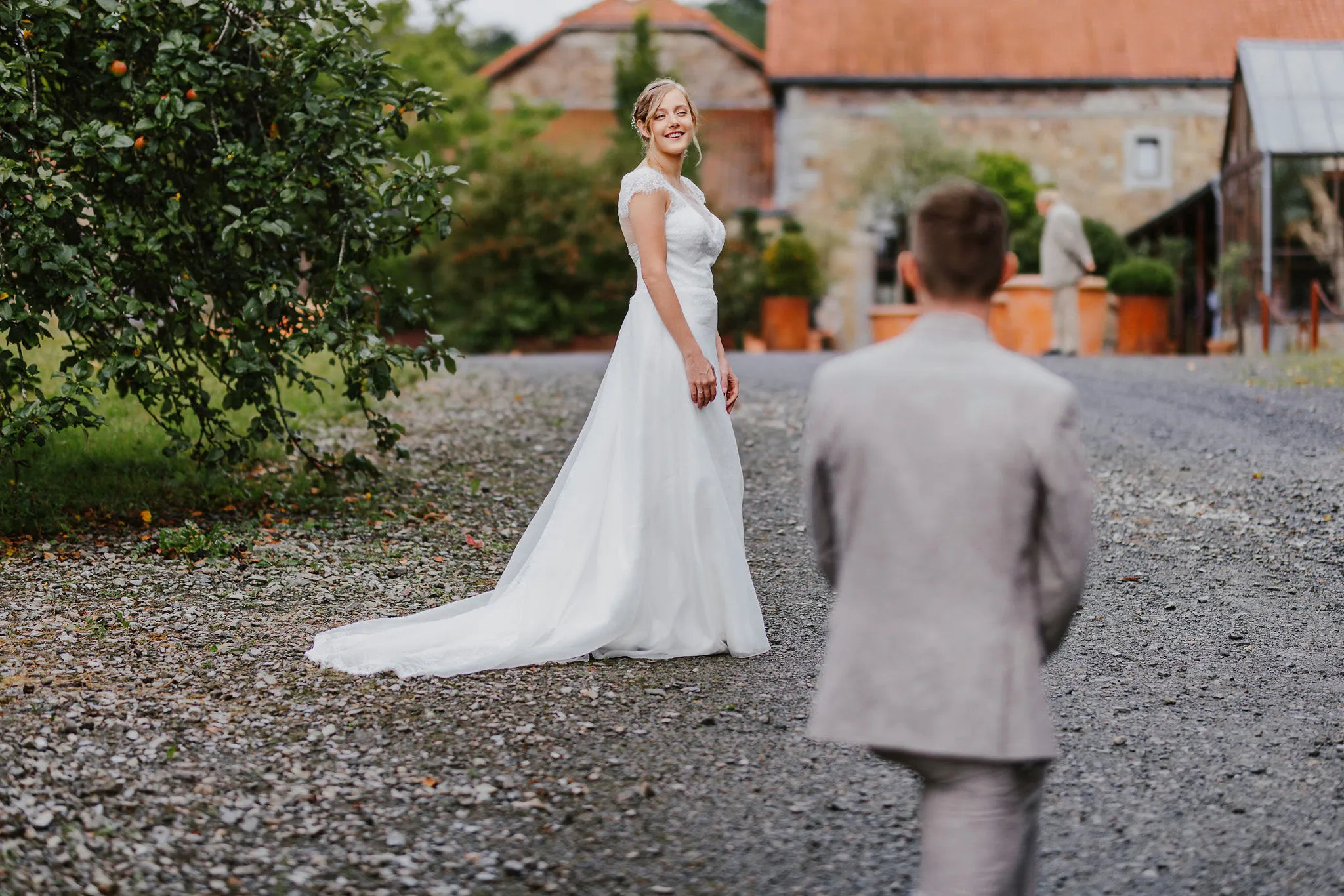 Photographie du mariage de Jenifer et Benjamin à la Ferme du Banneway.