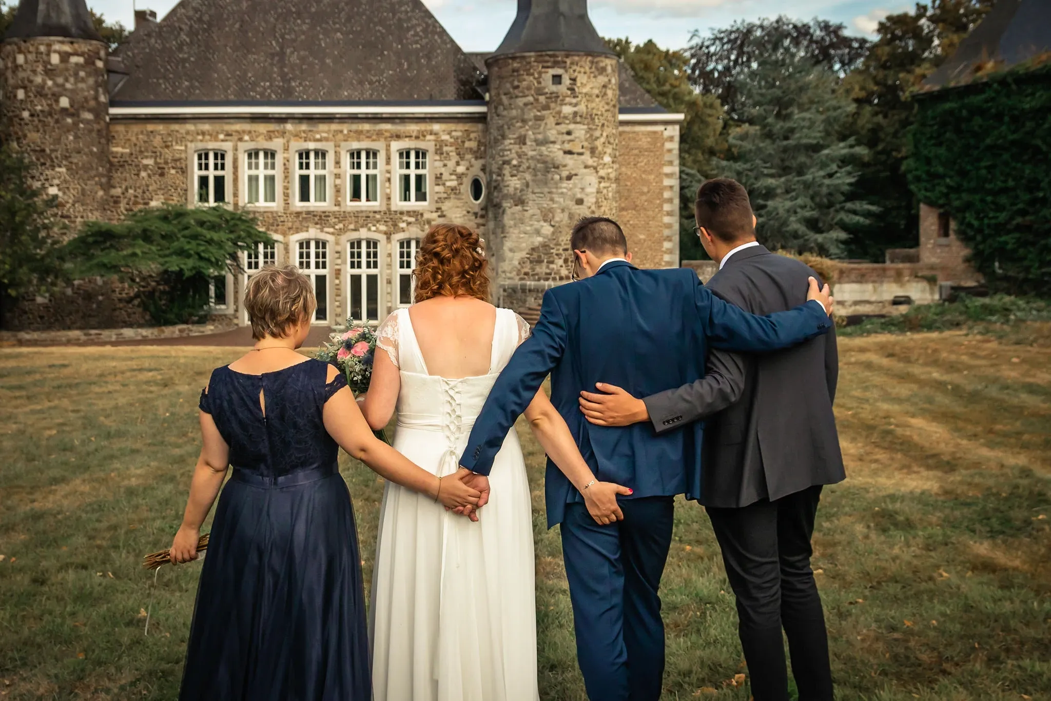 Photographie du mariage de Sébastien et Virginie au Domaine de Colonster.