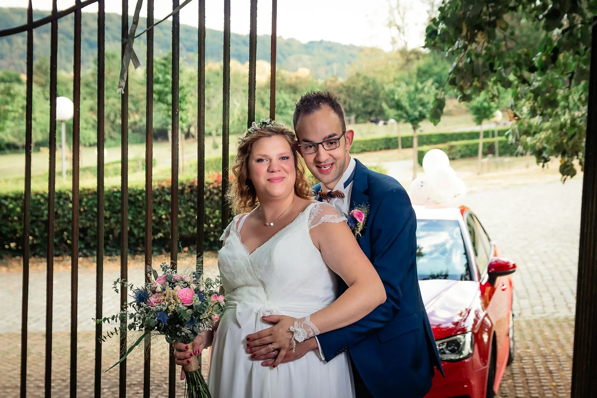 Photographie du mariage de Sébastien et Virginie au Domaine de Colonster.