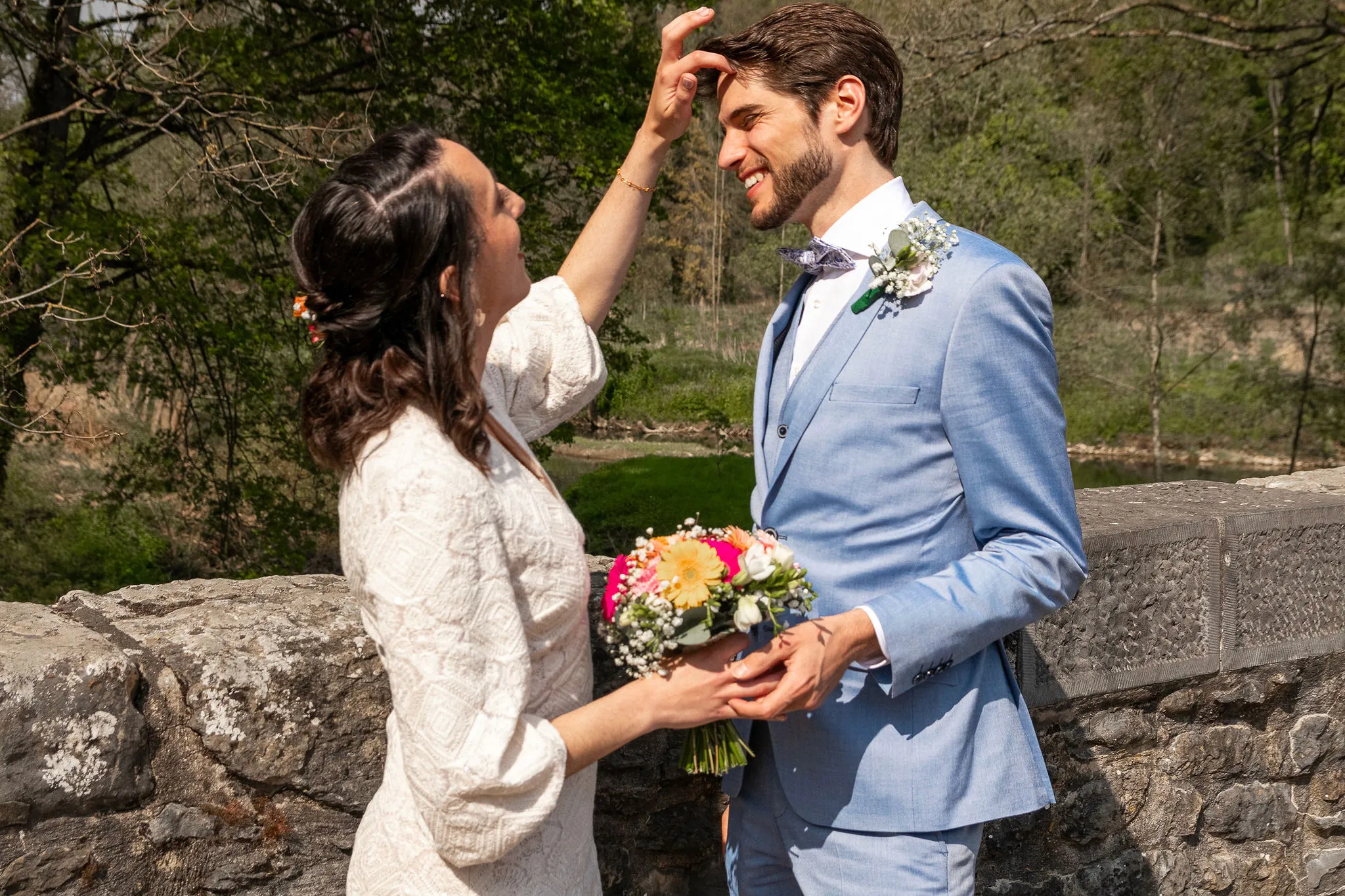 Photographie du mariage de Salomée et Julien à Namur.