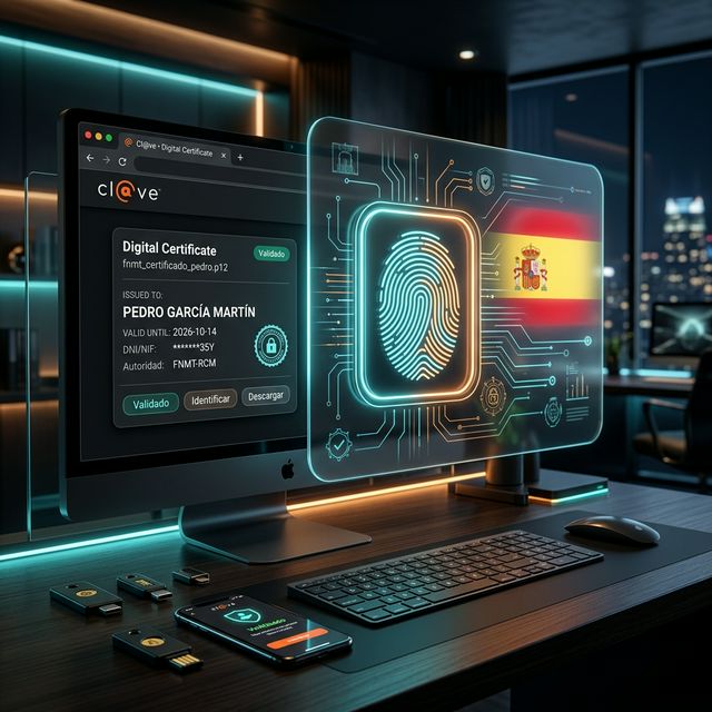 Cl@ve, FNMT, DNIe : guide d'identité digitale en Espagne