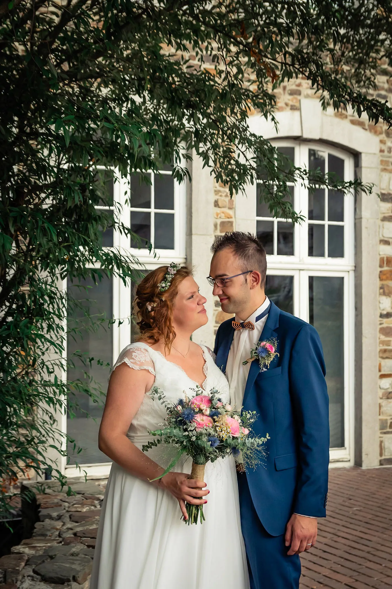 Photographie du mariage de Sébastien et Virginie au Domaine de Colonster.