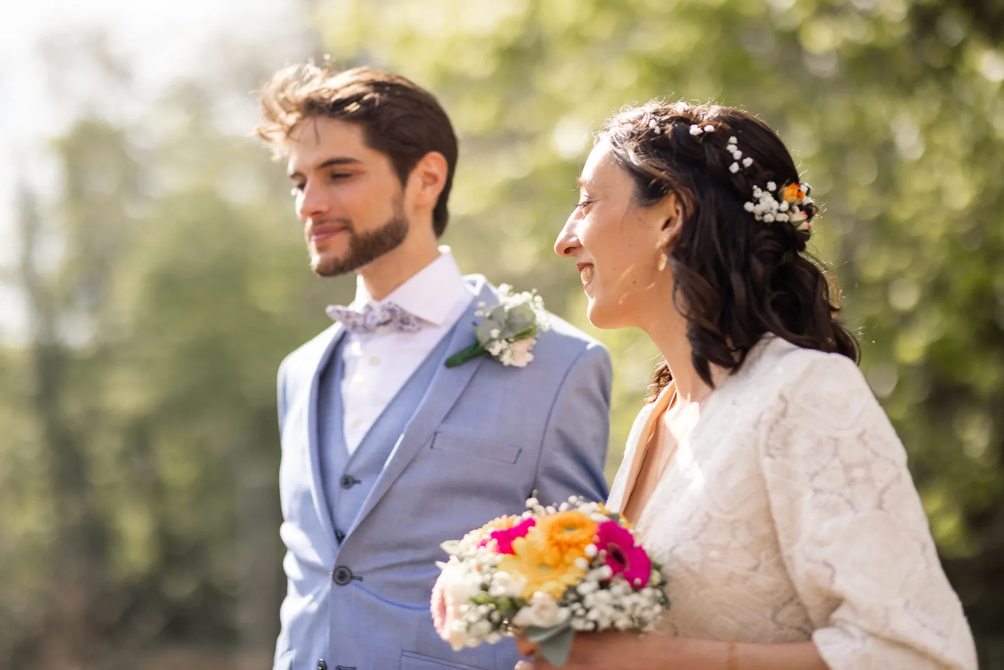 Photographie du mariage de Salomée et Julien à Namur.