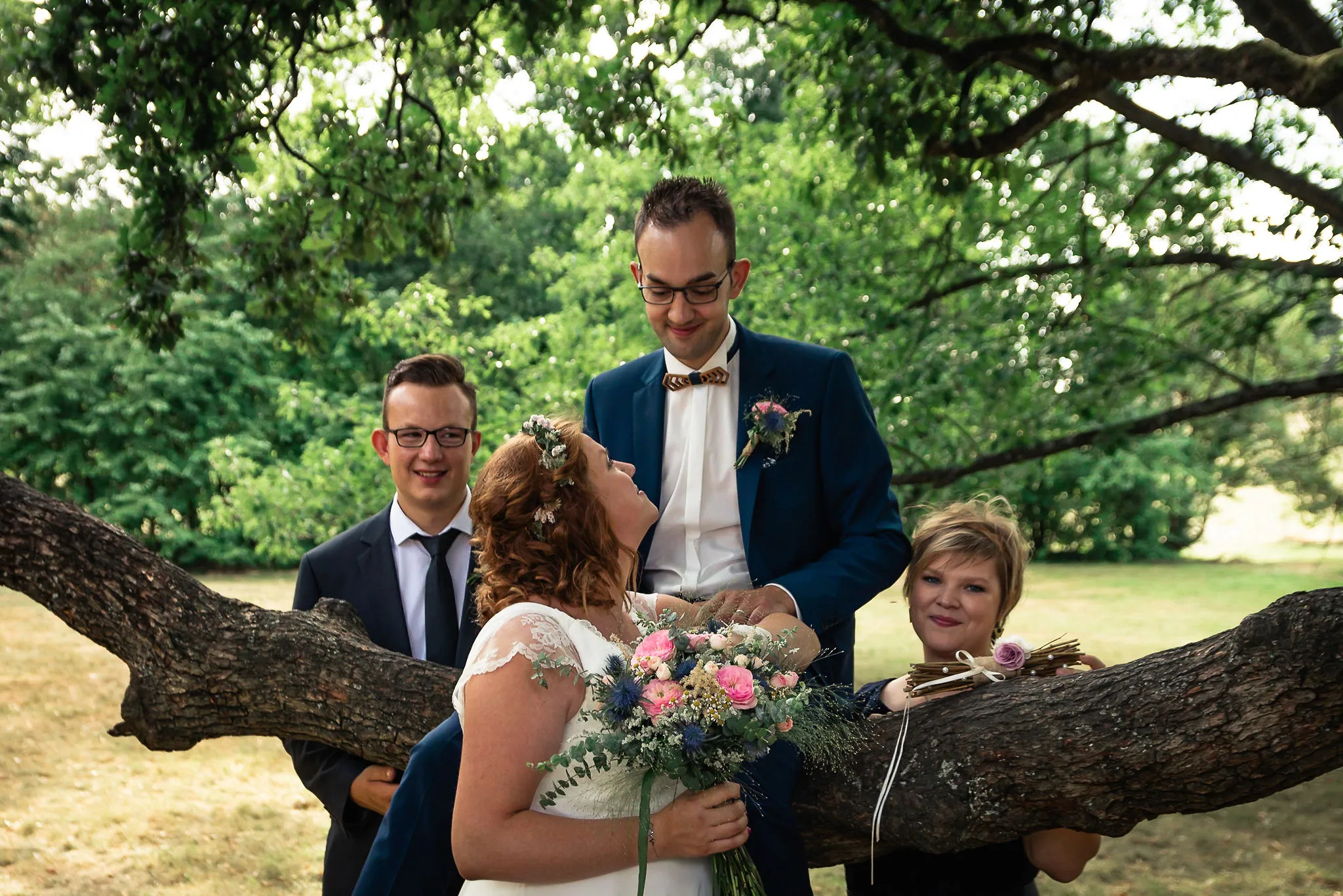 Photographie du mariage de Sébastien et Virginie au Domaine de Colonster.