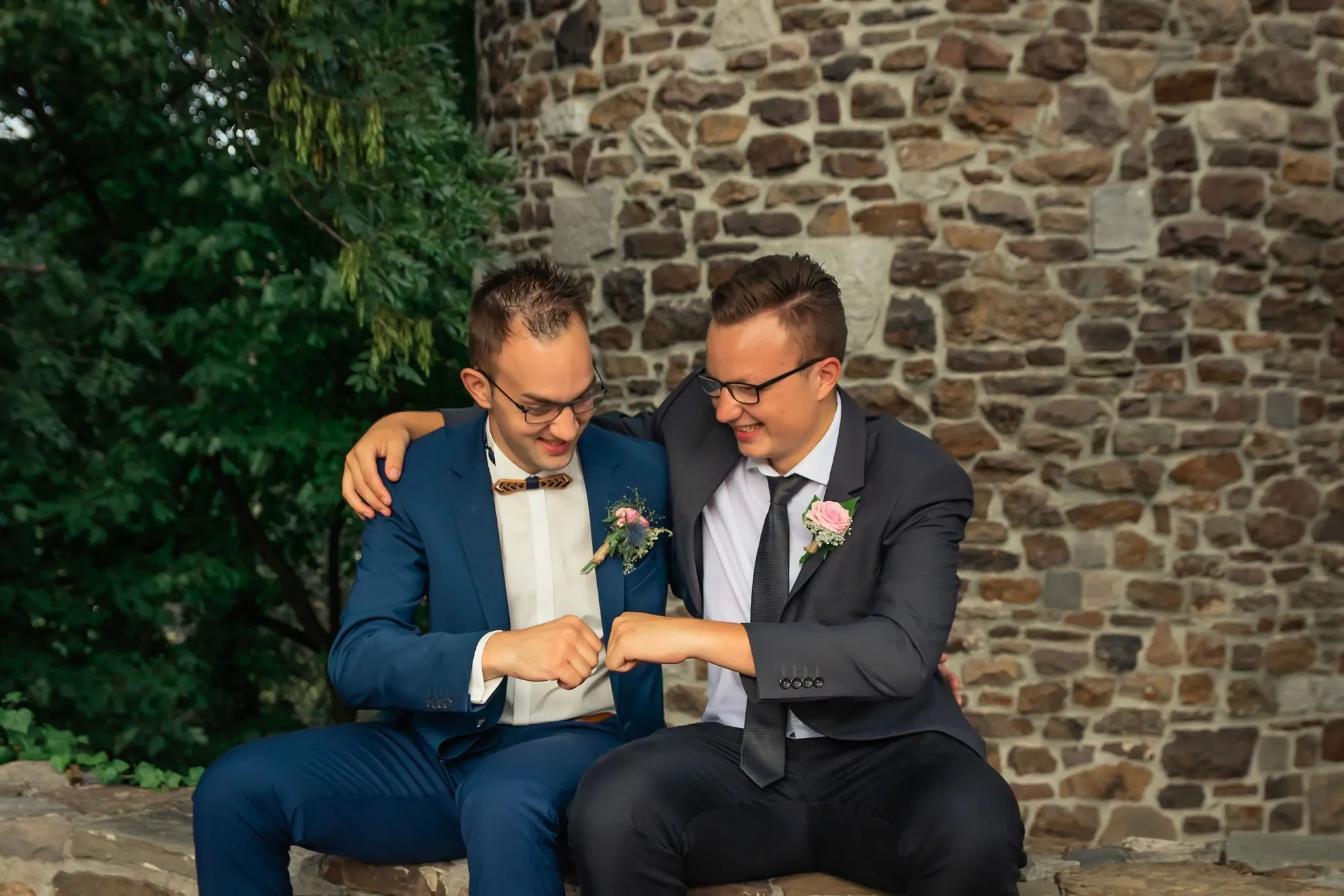 Photographie du mariage de Sébastien et Virginie au Domaine de Colonster.