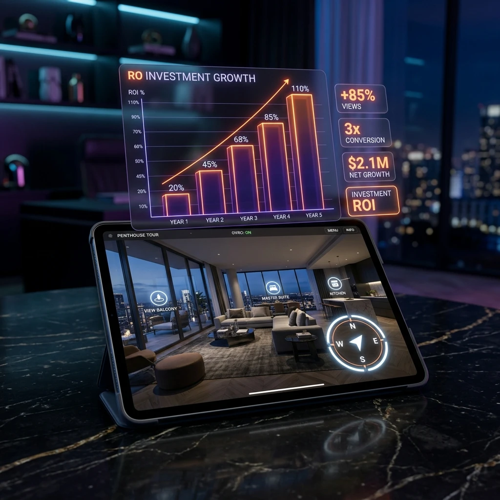 Visite virtuelle 360° : le ROI pour votre agence