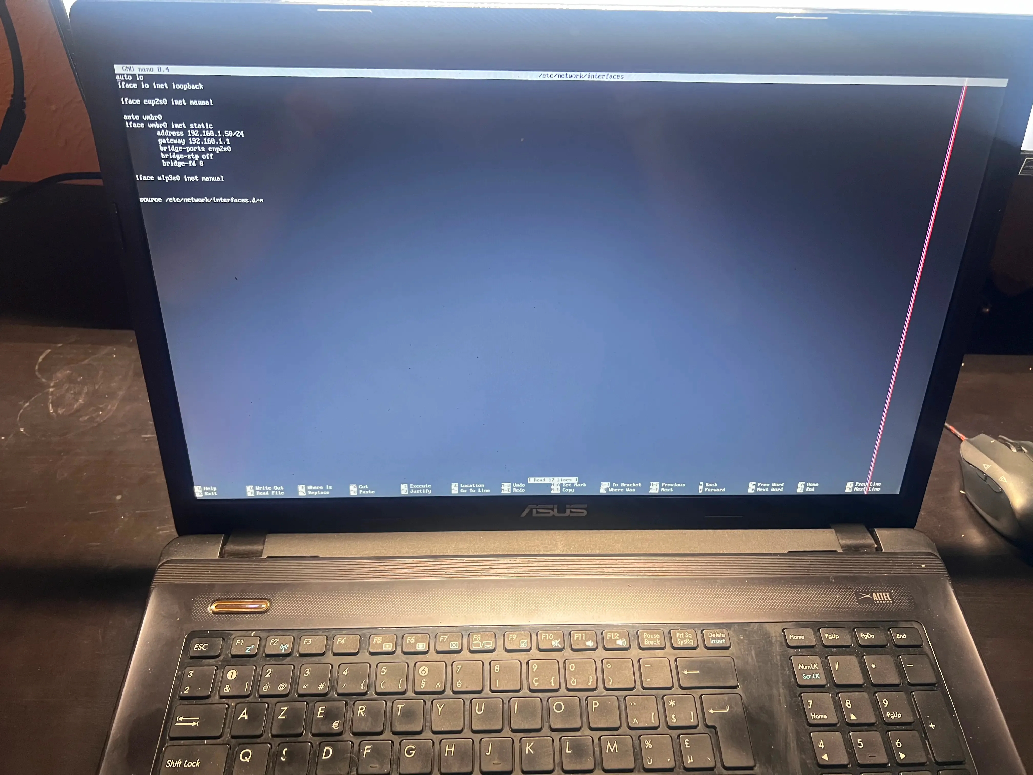 Vieux PC matériel - installation